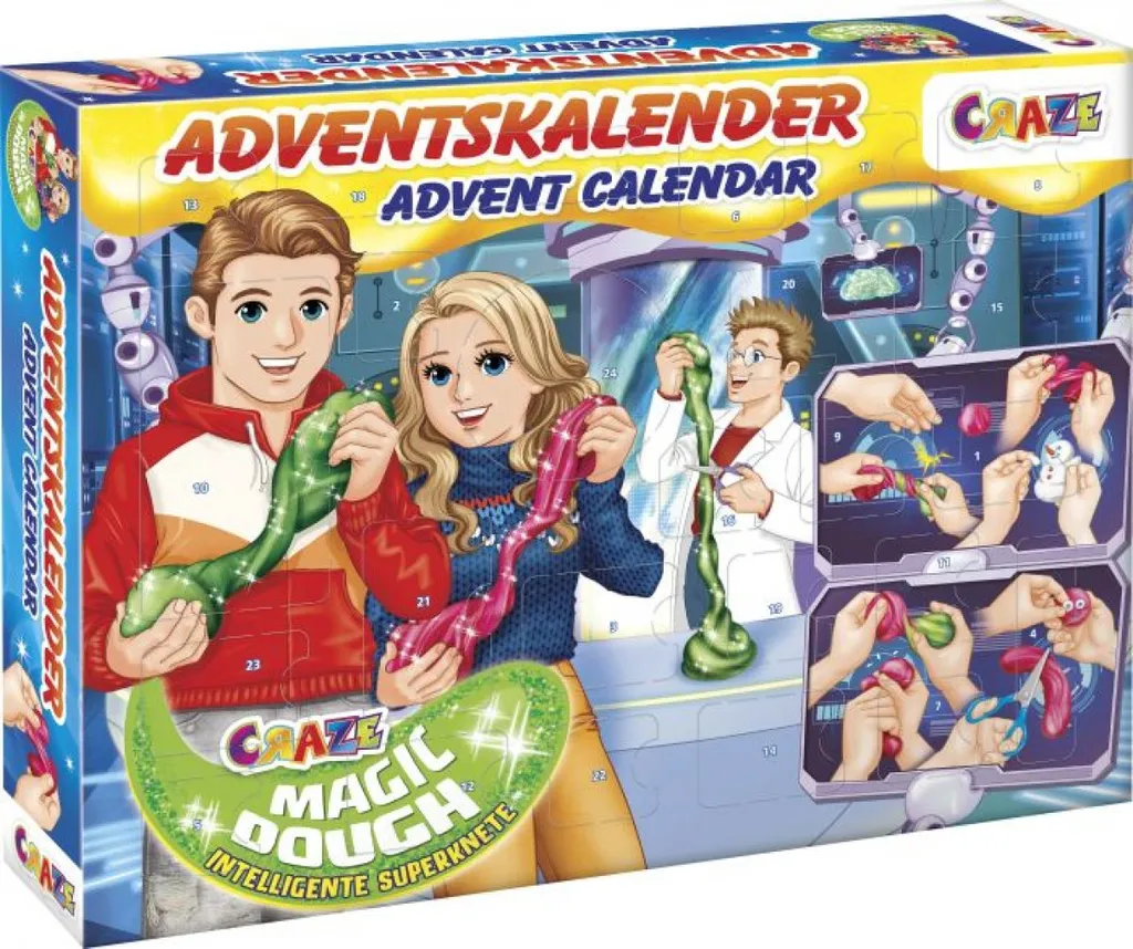 Adventskalender Craze Magic Dough - Intelligente Superknete Mit 24 Tollen Kneten 1 Adventskalender Craze Magic Dough - Intelligente Superknete Mit 24 Tollen Kneten