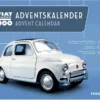 FRANZIS Spielwaren Adventskalender Fiat 500 Adventskalender Zum Basteln & Malen Saison Adventskalender