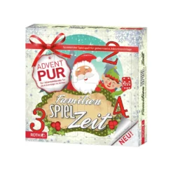 ROTH Adventskalender PUR 'Familienspielzeit' 2021 Mit 4 Türchen, Für Jeden Adventssonntag Eines, Enthält Spiele Für Die Familie