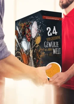 Gewürz Adventskalender 2022 I Adventskalender Mit 24 Gewürzspezialitäten I Aromatischer Weihnachtskalender I Geschenkidee Gewürz Kalender I Gewürzset Für Die Adventszeit I Geschenkset Kalender -Künstliche Weihnachtsbäume das Geschäft 92c10cfa36f2158bb73ccfd02fd7805d