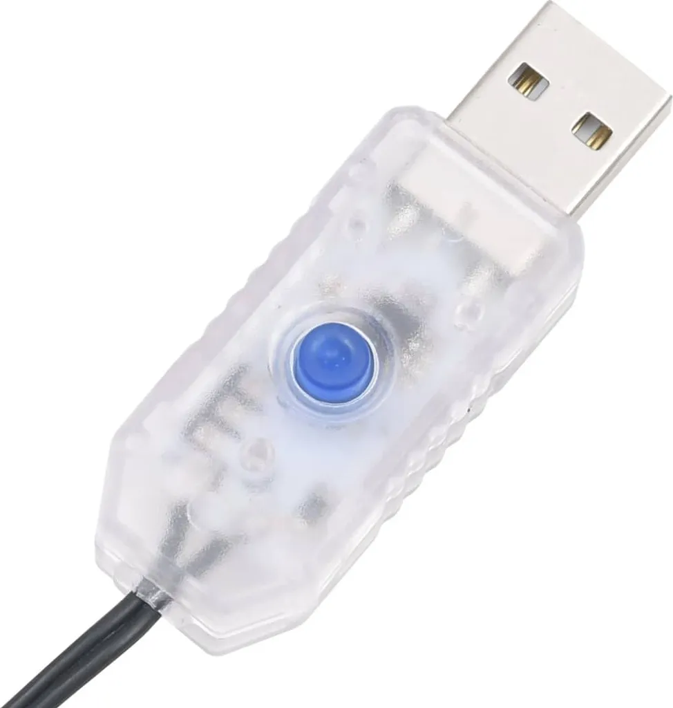 VidaXL LED-Weihnachtsbaum Kegelform Warmweiß 108 LEDs 70x180 Cm 8 VidaXL LED-Weihnachtsbaum Kegelform Warmweiß 108 LEDs 70x180 Cm – Bild 8