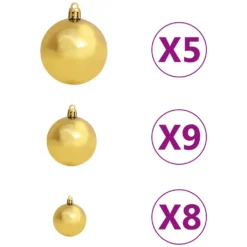 VidaXL Künstlicher Weihnachtsbaum Mit LEDs & Kugeln 90 Cm Grün -Künstliche Weihnachtsbäume das Geschäft 945e4a2b83ab556b5d5fefab3a20bf88