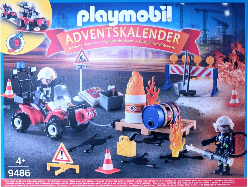 PLAYMOBIL, Adventskalender "Feuerwehreinsatz Auf Der Baustelle", 9486 8 PLAYMOBIL, Adventskalender "Feuerwehreinsatz Auf Der Baustelle", 9486 – Bild 8