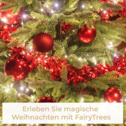 FairyTrees Weihnachtsbaum Künstlich NORDMANNTANNE Edel, Material Polyurethanund PVC, Inkl. Holzständer, FT25-180 12 FairyTrees Weihnachtsbaum Künstlich NORDMANNTANNE Edel, Material Polyurethanund PVC, Inkl. Holzständer, FT25-180 -Künstliche Weihnachtsbäume das Geschäft 98914fd77abc27b729619c037077fdff