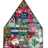 Adventskalender Mit Radiergummi, Motiv Haus, 32x26x5cm, Kalender Advent