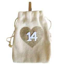 Adventskalender Säckchen Zum Selbstbefüllen L 2,6m (Grau, Beige, Rot) -Künstliche Weihnachtsbäume das Geschäft 9a3b22c6f0c82fadbd4a0786a5adeabd