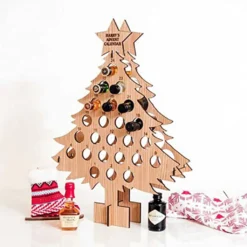 24 Tage Weihnachtsbaum Weinregal Countdown Kalender,Aus Holz Für Partydekoration Weihnachtsdekoration -Künstliche Weihnachtsbäume das Geschäft 9bdf3e9e0366b4cf9a70f348215acde9