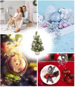 Geschmückter Weihnachtsbaum Beleuchtet 20cm Silber - Weihnachtsbaum Mit Lichterkette Schleifen Christbaumkugeln 9 Geschmückter Weihnachtsbaum Beleuchtet 20cm Silber - Weihnachtsbaum Mit Lichterkette Schleifen Christbaumkugeln -Künstliche Weihnachtsbäume das Geschäft 9c7465c0c310e437c8ec95c8fadb7aab