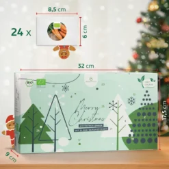 BIO Saatgut & Samen Adventskalender 2022 Mit 24 Verschiedenen Gemüsesorten - Nachhaltiger Weihnachtskalender Ideal Als Geschenk Für Hobbygärtner -Künstliche Weihnachtsbäume das Geschäft 9ced826cb6f5a326d40a3aa008ba5cfe