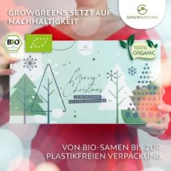 BIO Saatgut & Samen Adventskalender 2022 Mit 24 Verschiedenen Gemüsesorten - Nachhaltiger Weihnachtskalender Ideal Als Geschenk Für Hobbygärtner -Künstliche Weihnachtsbäume das Geschäft a1a46190bf7701b0ff9bae803f39c586