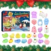 Adventskalender 2022, 24Stk Mochi Squishies Weihnachtskalender Für Jungen, Mädchen, Kinder, Weihnachten Advent Calendar Weihnachtsgeschenk