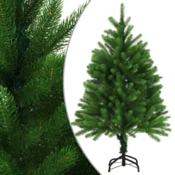 VidaXL Künstlicher Weihnachtsbaum Naturgetreue Nadeln 120 Cm Grün