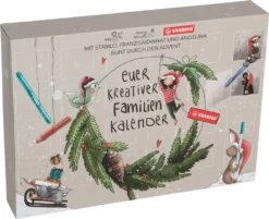 STABILO Kreativer Adventskalender Familienkalender - Mit über 50 STABILO-Produkten