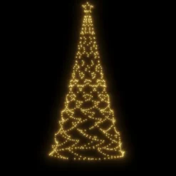 VidaXL LED-Weihnachtsbaum Mit Metallstange 500 LEDs Warmweiß 3 M -Künstliche Weihnachtsbäume das Geschäft ac152d0298f450e2dea39ad259cdfdee