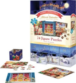 Puzzle Adventkalender - Frohe Weihnachten. 1200 Teile