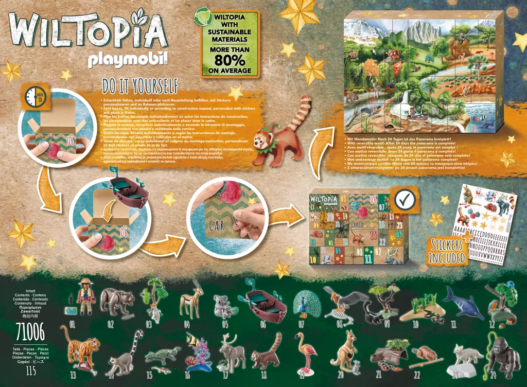 PLAYMOBIL Wiltopia 71006 DIY Adventskalender: Tierische Weltreise 4 PLAYMOBIL Wiltopia 71006 DIY Adventskalender: Tierische Weltreise – Bild 4