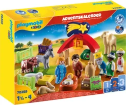 PLAYMOBIL Weihnachten 70259 1.2.3 Adventskalender "Weihnachtskrippe"