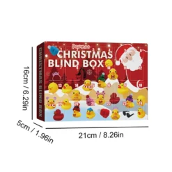 Adventskalender 2022, 24 Stk Gummienten Gelbe Ente Spielzeug Für Jungen, Mädchen, Kinder, Weihnachten Advent Calendar Weihnachtsgeschenk -Künstliche Weihnachtsbäume das Geschäft afb5cd929152432beffb8440e1482e61 1