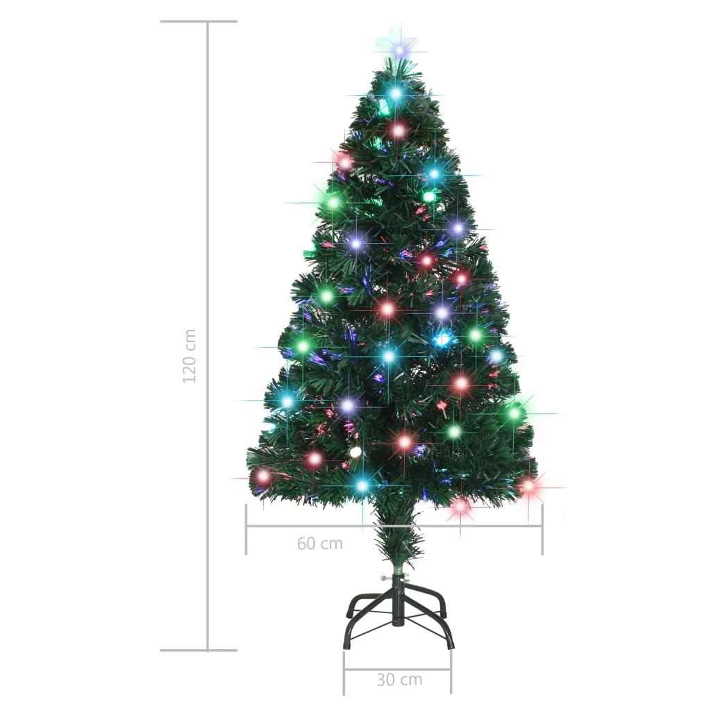 VidaXL Künstlicher Weihnachtsbaum Mit Ständer/LED 120 Cm Fiberoptik 8 VidaXL Künstlicher Weihnachtsbaum Mit Ständer/LED 120 Cm Fiberoptik – Bild 8