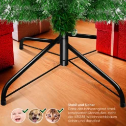 KESSER® Weihnachtsbaum Künstlich Tannenbaum Edeltanne Spritzguss PE, Größe:180cm (Schnee) -Künstliche Weihnachtsbäume das Geschäft b2dba41fb08ebcdc30667cfab86972f3