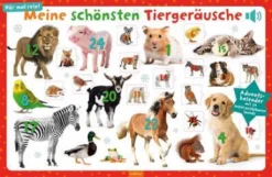 Meine Schönsten Tiergeräusche: Adventskalender Mit 24 Leicht Auslösbaren Sounds | Sound-Adventskalender Mit 24 Echten Tierstimmen