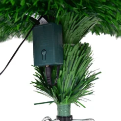 COSTWAY LED Weihnachtsbaum Kuenstlicher Tannenbaum Christbaum Beleuchtet 150 Cm Gruen Mit Glasfaser-Farbwechsel -Künstliche Weihnachtsbäume das Geschäft b3ecea01aa187a11ecdef73ce924f0a5