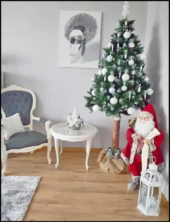 Weihnachtsbaum Diamant Kiefer Auf Naturstamm Mit Zapfen Dichter Christbaum 180cm -Künstliche Weihnachtsbäume das Geschäft b4a7c932fc22b594e00724c3fed7798b