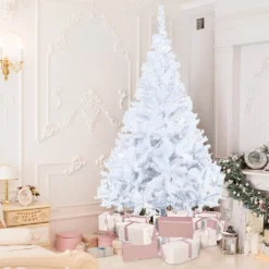 EINFEBEN Weihnachtsbaum Beflockung Christbaum PVC 150cm Baum Kuenstlicher Tannenbaum Weiss -Künstliche Weihnachtsbäume das Geschäft b5570b8c84a50ee33f9ab59f3f83e6f0