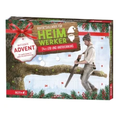 ROTH Heimwerker-Adventskalender 2021 Gefüllt Mit Süßen Und Würzigen Snacks, Knabberzeug-Kalender Für Die Vorweihnachtszeit