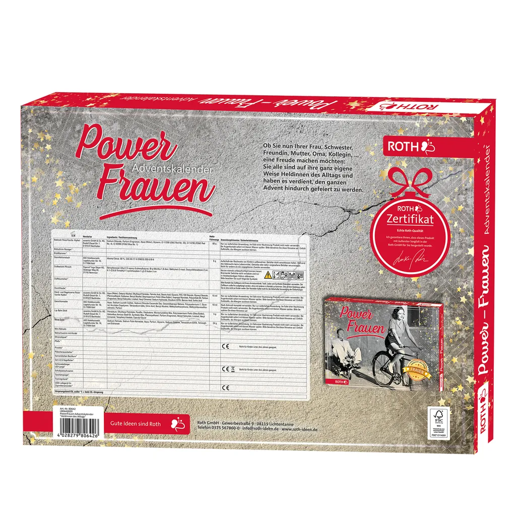ROTH Powerfrauen-Adventskalender 'Heldinnen Des Alltags' 2021, Gefüllt Mit 24 Praktischen Dingen Für Die Frau, Kalender Für Die Vorweihnachtszeit 2 ROTH Powerfrauen-Adventskalender 'Heldinnen Des Alltags' 2021, Gefüllt Mit 24 Praktischen Dingen Für Die Frau, Kalender Für Die Vorweihnachtszeit – Bild 2