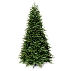 Künstlicher Wohaga Weihnachtsbaum 'Premium' 90/120/150/180/210cm Künstlicher Tannenbaum Inkl. Baumständer Kunststoff/Metall Grün, Größe:180cm