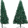 VidaXL Künstlicher Halber Weihnachtsbaum Mit Ständer Grün 120 Cm PVC