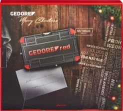 GEDORE 2022 Adventskalender 42- Teilig | 3304900 -Künstliche Weihnachtsbäume das Geschäft bde290be0a3ca87e85887722c672ea92