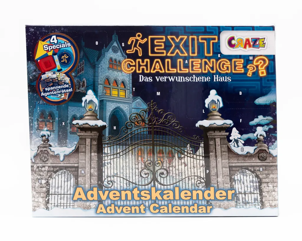 Craze 24720 - Adventskalender Exit Game Challenge - Das Verwunschene Haus 2 Craze 24720 - Adventskalender Exit Game Challenge - Das Verwunschene Haus – Bild 2