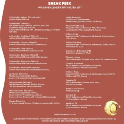 Öl & Essig Adventskalender 2022 I Aromatischer Weihnachtskalender Oel Essig Balsamico Mit 24 Überraschungen. Ausgefallenes Delikatessen Geschenkset Für Hobbyköche Und Genießer I 480ml -Künstliche Weihnachtsbäume das Geschäft bfd6b80e36ccf7839b89cde810da3f42