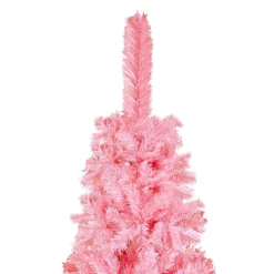 VidaXL Schlanker Weihnachtsbaum Mit LEDs & Kugeln Rosa 120 Cm -Künstliche Weihnachtsbäume das Geschäft c04b609ce529983944eada2b2da0b4c7