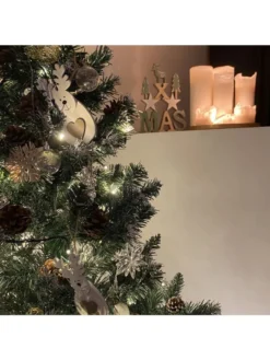 Weihnachtsbaum Tannenbaum Kiefer Diamant Beschneit Mit Zapfen 220cm Baumstamm -Künstliche Weihnachtsbäume das Geschäft c220ee6d992ac00f2d4022f5d1fbc06a