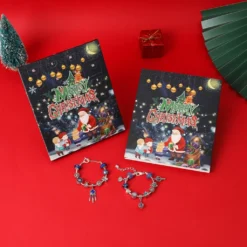 Adventskalender 2022, Kinderschmuck Mit 22 Charms Und 2 Armbändern Weihnachtskalender Für Jungen, Mädchen, Kinder, Weihnachten Advent Calendar Weihnachtsgeschenk Blau -Künstliche Weihnachtsbäume das Geschäft c26219e3e7027c0e5feee4234eeedba4