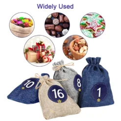 Adventskalender Zum Befüllen 24 Geschenktüten + 24 Aufkleber Stoffbeutel DIY 9 Adventskalender Zum Befüllen 24 Geschenktüten + 24 Aufkleber Stoffbeutel DIY -Künstliche Weihnachtsbäume das Geschäft c6787b31d0700fba740a40b3cb81fe27