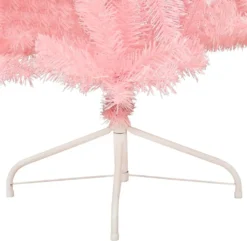 VidaXL Künstlicher Halb-Weihnachtsbaum Mit Ständer Rosa 150 Cm PVC -Künstliche Weihnachtsbäume das Geschäft ca2e7b2691dfbbc2ff16b14451794221