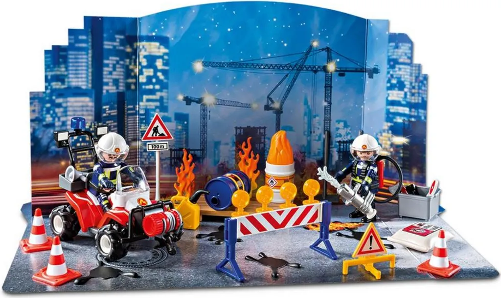 PLAYMOBIL, Adventskalender "Feuerwehreinsatz Auf Der Baustelle", 9486 10 PLAYMOBIL, Adventskalender "Feuerwehreinsatz Auf Der Baustelle", 9486 – Bild 10