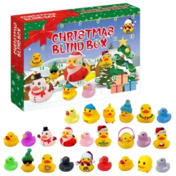 2022 Weihnachten Adventskalender, 24 Tage Ente Spielzeug Weihnachts Countdown Kalender Blindbox Weihnachtsgeschenk Für Erwachsene Und Kinder