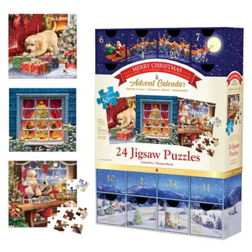 Puzzle Adventkalender - Frohe Weihnachten. 1200 Teile 5 Puzzle Adventkalender - Frohe Weihnachten. 1200 Teile – Bild 5
