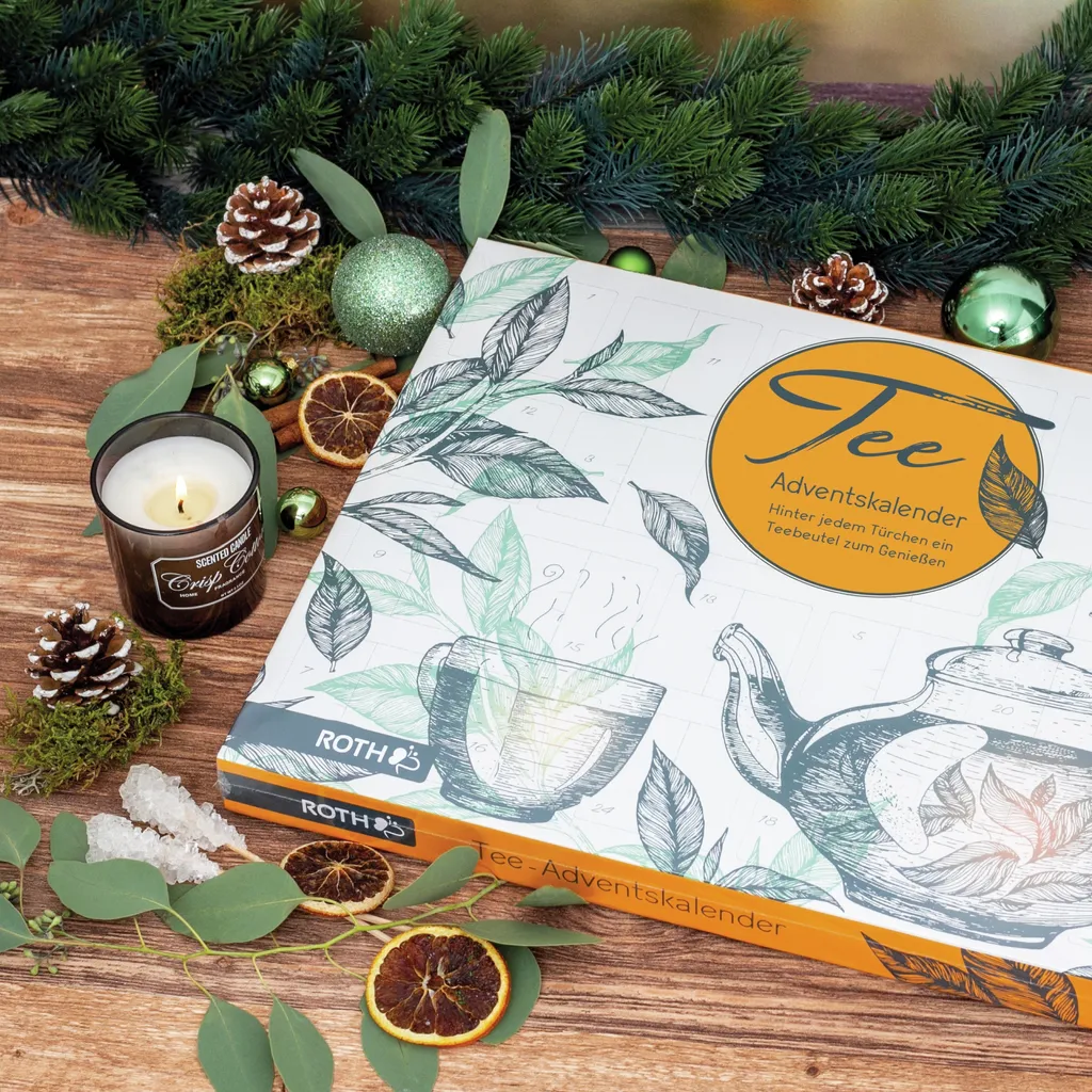 ROTH Tee Adventskalender 2021 Gefüllt Mit Hochwertigen Teemischungen, Kalender Mit Tee Für Die Vorweihnachtszeit 6 ROTH Tee Adventskalender 2021 Gefüllt Mit Hochwertigen Teemischungen, Kalender Mit Tee Für Die Vorweihnachtszeit – Bild 6