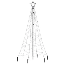 VidaXL LED-Weihnachtsbaum Mit Erdnägeln Warmweiß 200 LEDs 180 Cm -Künstliche Weihnachtsbäume das Geschäft cfa8959899073ff05896c224941d6e25