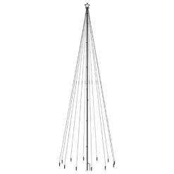 VidaXL Weihnachtsbaum Mit Erdnägeln Mehrfarbig 732 LEDs 500 Cm 11 VidaXL Weihnachtsbaum Mit Erdnägeln Mehrfarbig 732 LEDs 500 Cm -Künstliche Weihnachtsbäume das Geschäft d08c18c1389bbacfc99d70b045238028