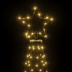 VidaXL LED-Weihnachtsbaum Mit Metallstange 500 LEDs Warmweiß 3 M -Künstliche Weihnachtsbäume das Geschäft d1767c3dbee0f52d9d3137220bd668b4