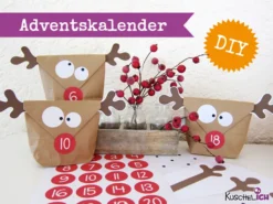 DIY Adventskalender Elch Rentier Zum Selber Befüllen - Wiederverwendbar -Künstliche Weihnachtsbäume das Geschäft d2aaf075024fef618cf518ea6ce75e8f