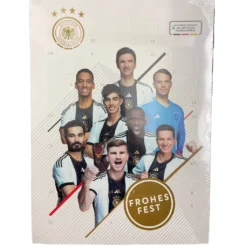 Adventskalender DFB Nationalmannschaft Fussball "Frohes Fest" Weiss (75g)
