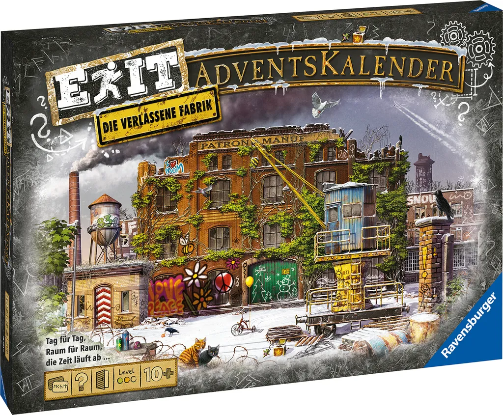 Ravensburger Spiele & Puzzle Exit Adventskalender Die Verlassene Fabrik" Brettspiele Spiele Familie HK22 Sw13116" 3 Ravensburger Spiele & Puzzle Exit Adventskalender Die Verlassene Fabrik" Brettspiele Spiele Familie HK22 Sw13116" – Bild 3